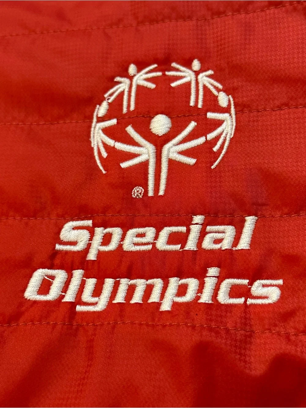 Port Authority Special Olympics Quilted Jacket Red Medium